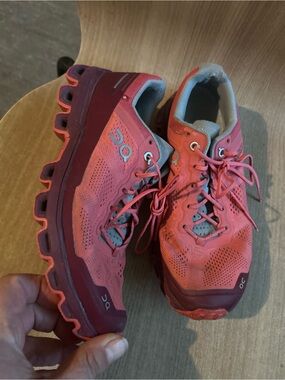 On Running Women's Pink/Coral Trail Running Shoes